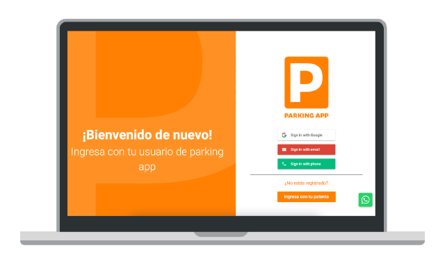 Parking App inicio